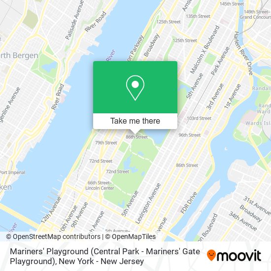 Mariners' Playground (Central Park - Mariners' Gate Playground) map
