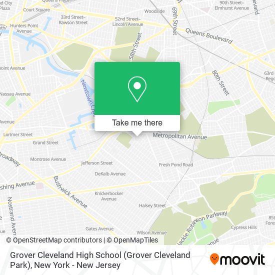 Grover Cleveland High School (Grover Cleveland Park) map