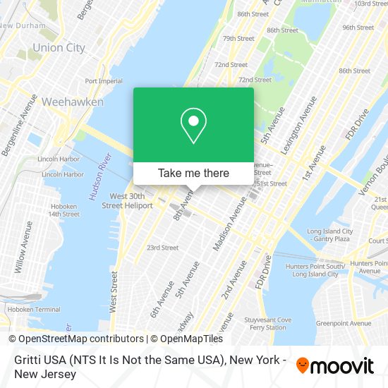 Mapa de Gritti USA (NTS It Is Not the Same USA)
