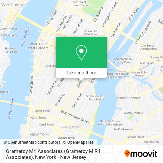 Mapa de Gramercy Mri Associates (Gramercy M R I Associates)
