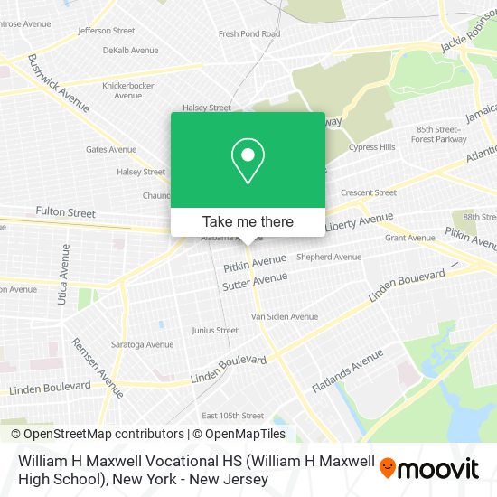 Mapa de William H Maxwell Vocational HS (William H Maxwell High School)