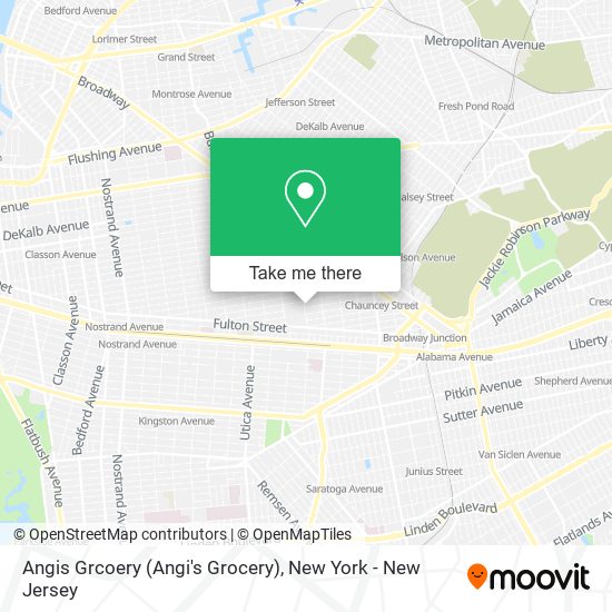 Mapa de Angis Grcoery (Angi's Grocery)