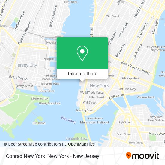 Conrad New York map