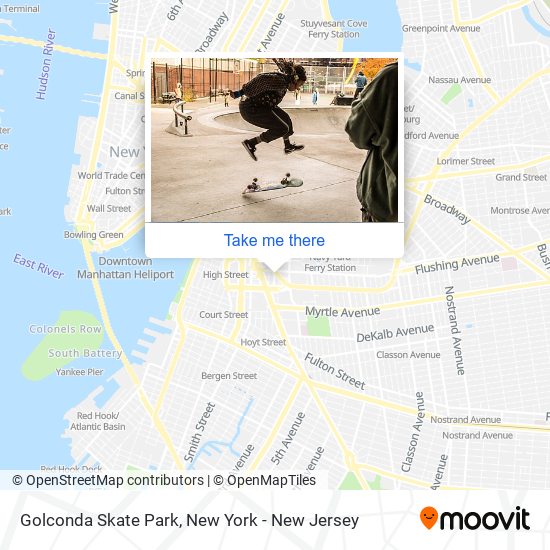 Golconda Skate Park map