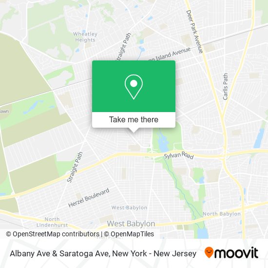 Mapa de Albany Ave & Saratoga Ave
