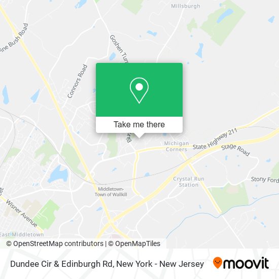 Dundee Cir & Edinburgh Rd map