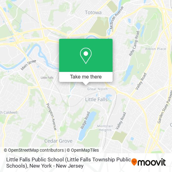 Mapa de Little Falls Public School (Little Falls Township Public Schools)