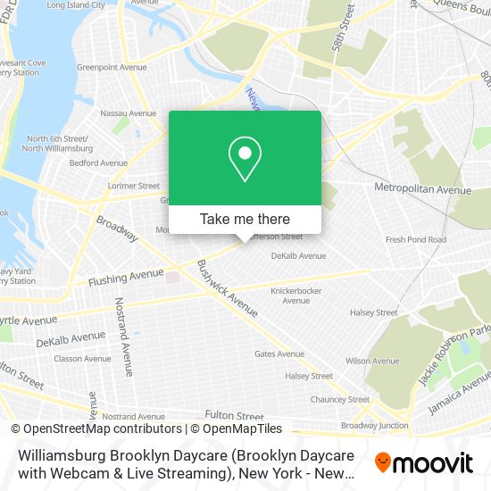 Williamsburg Brooklyn Daycare (Brooklyn Daycare with Webcam & Live Streaming) map