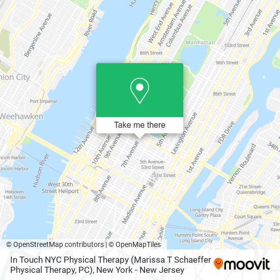 Mapa de In Touch NYC Physical Therapy (Marissa T Schaeffer Physical Therapy, PC)