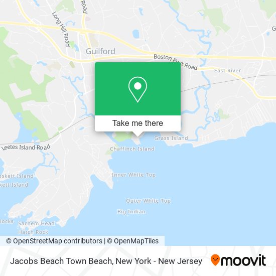 Jacobs Beach Town Beach map