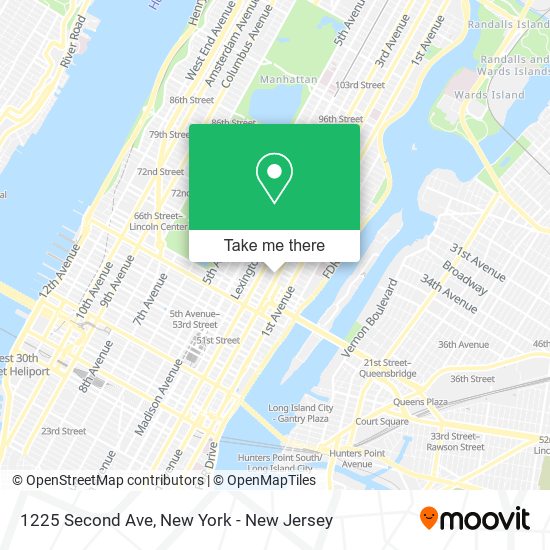 1225 Second Ave map