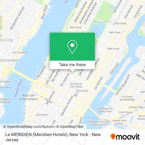 Le MERIDIEN (Meridien Hotels) map