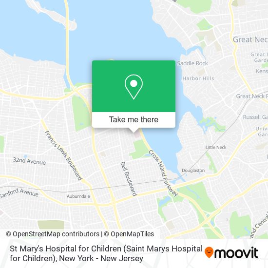 St Mary's Hospital for Children (Saint Marys Hospital for Children) map