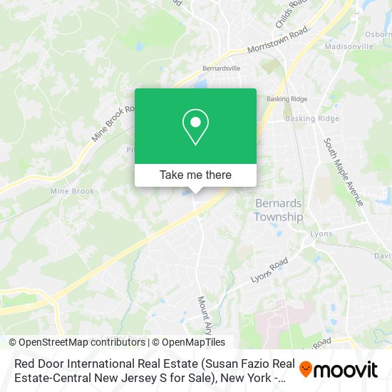 Red Door International Real Estate (Susan Fazio Real Estate-Central New Jersey S for Sale) map