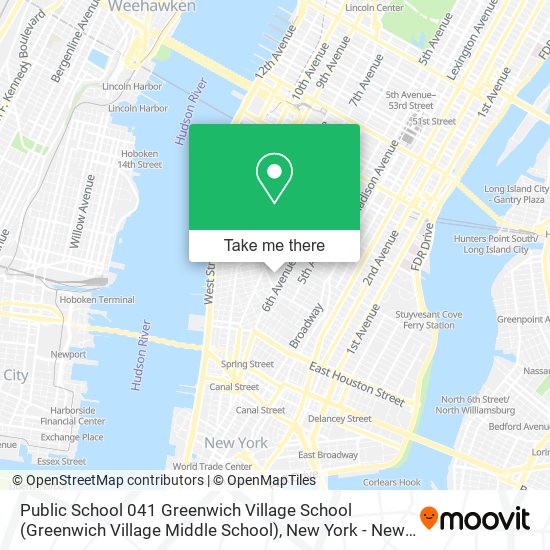 Public School 041 Greenwich Village School (Greenwich Village Middle School) map