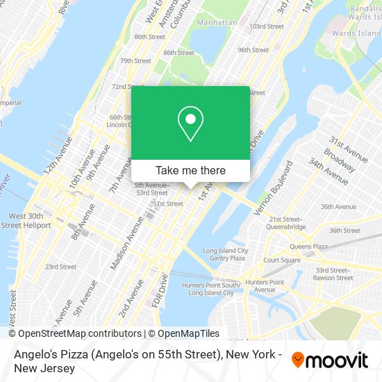 Mapa de Angelo's Pizza (Angelo's on 55th Street)