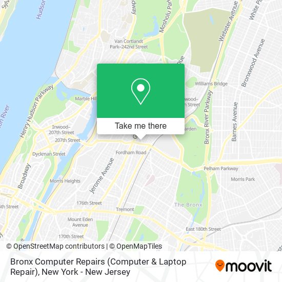 Mapa de Bronx Computer Repairs (Computer & Laptop Repair)
