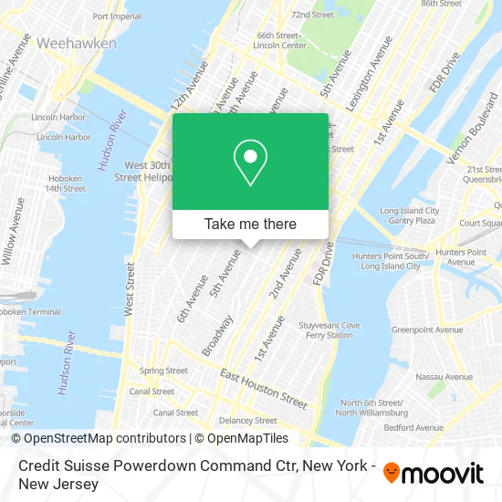 Credit Suisse Powerdown Command Ctr map