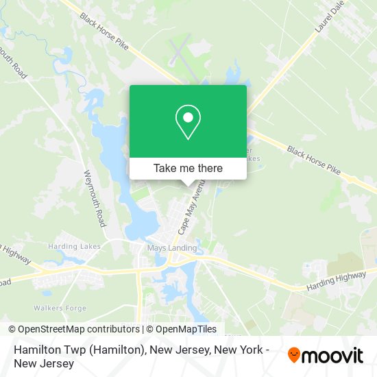 Mapa de Hamilton Twp (Hamilton), New Jersey