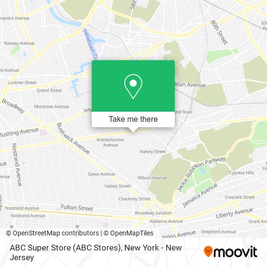 Mapa de ABC Super Store (ABC Stores)