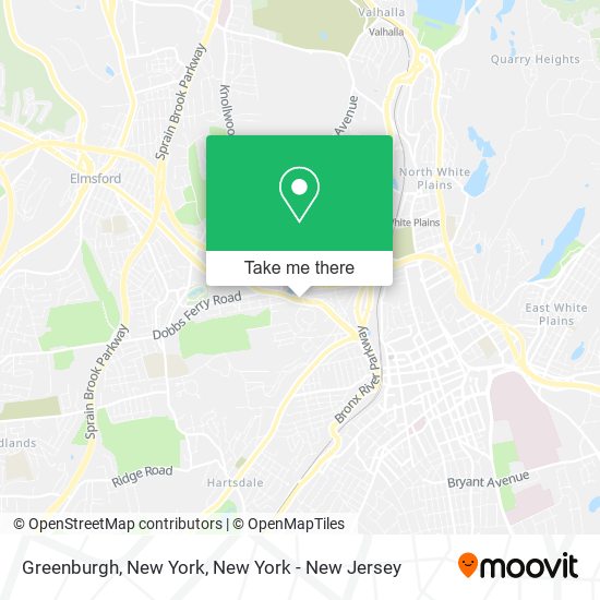 Greenburgh, New York map