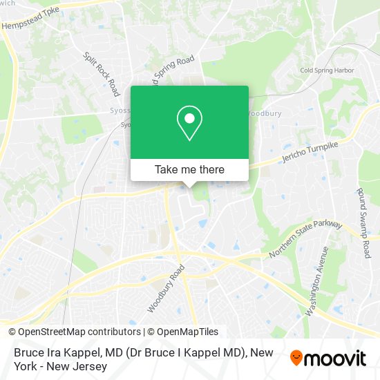 Bruce Ira Kappel, MD (Dr Bruce I Kappel MD) map