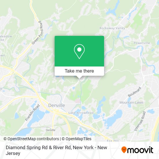 Diamond Spring Rd & River Rd map