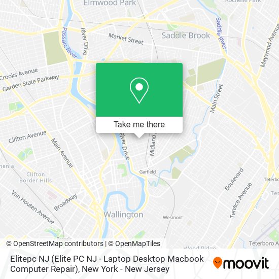 Mapa de Elitepc NJ (Elite PC NJ - Laptop Desktop Macbook Computer Repair)