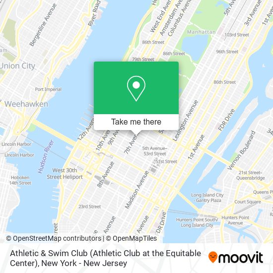 Athletic & Swim Club (Athletic Club at the Equitable Center) map