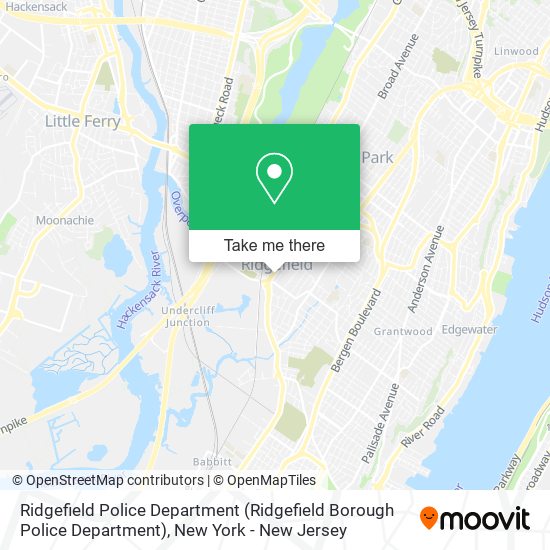 Ridgefield Police Department map