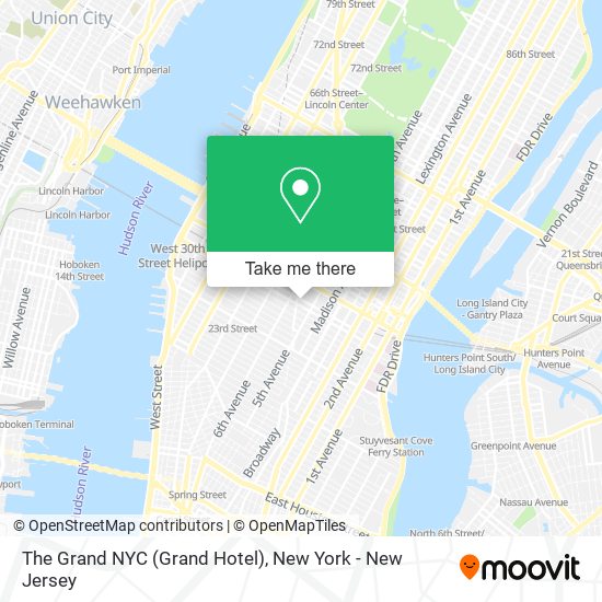 The Grand NYC (Grand Hotel) map