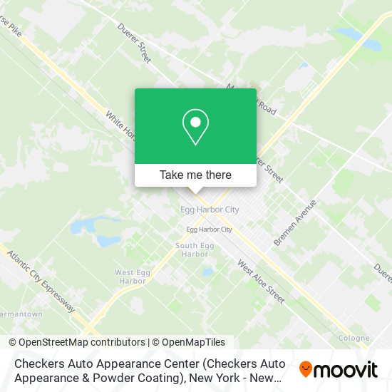 Checkers Auto Appearance Center (Checkers Auto Appearance & Powder Coating) map