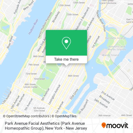 Mapa de Park Avenue Facial Aesthetics (Park Avenue Homeopathic Group)