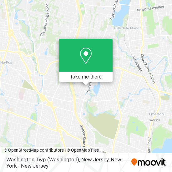 Washington Twp (Washington), New Jersey map