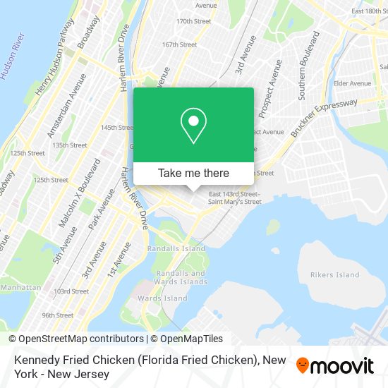 Kennedy Fried Chicken (Florida Fried Chicken) map