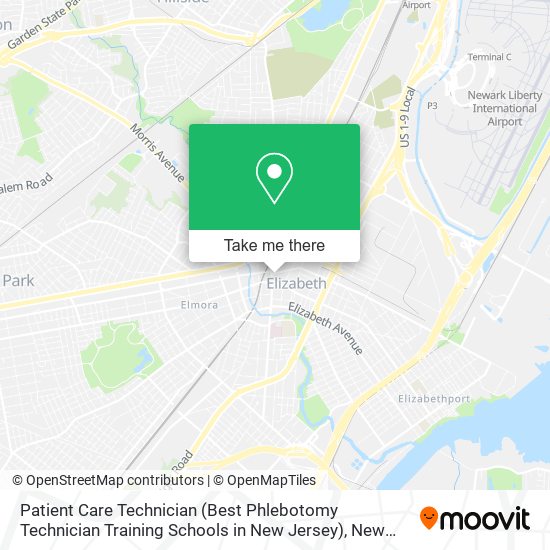 Mapa de Patient Care Technician (Best Phlebotomy Technician Training Schools in New Jersey)