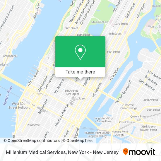 Mapa de Millenium Medical Services