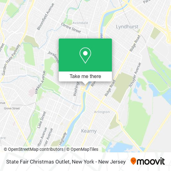 State Fair Christmas Outlet map