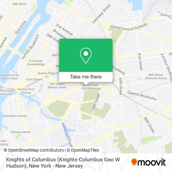 Knights of Columbus (Knights-Columbus Geo W Hudson) map