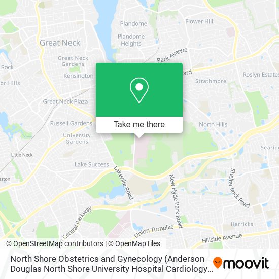 North Shore Obstetrics and Gynecology map