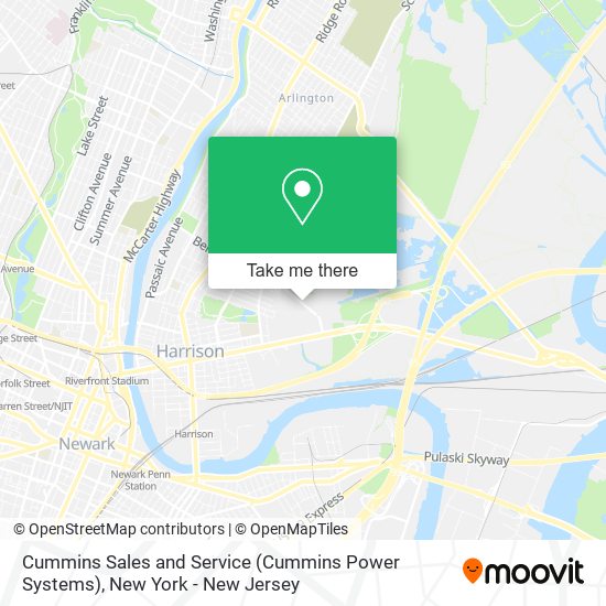 Cummins Sales and Service (Cummins Power Systems) map