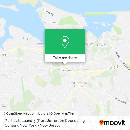 Mapa de Port Jeff Laundry (Port Jefferson Counseling Center)