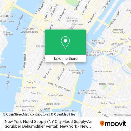 New York Flood Supply (NY City Flood Supply-Air Scrubber Dehumidifier Rental) map