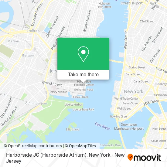 Harborside JC (Harborside Atrium) map