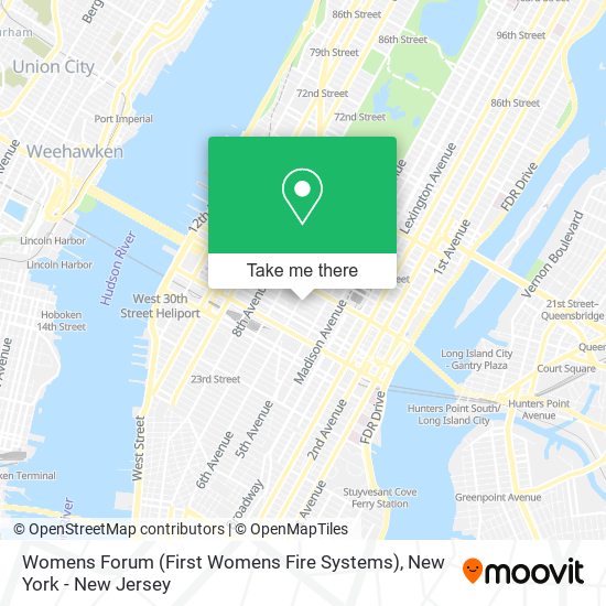 Womens Forum (First Womens Fire Systems) map