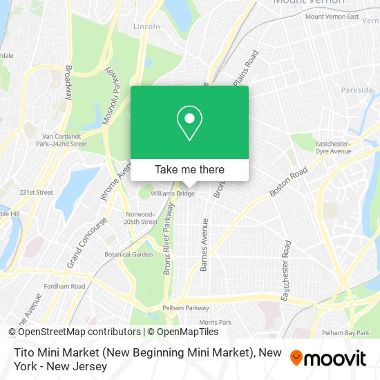 Tito Mini Market (New Beginning Mini Market) map