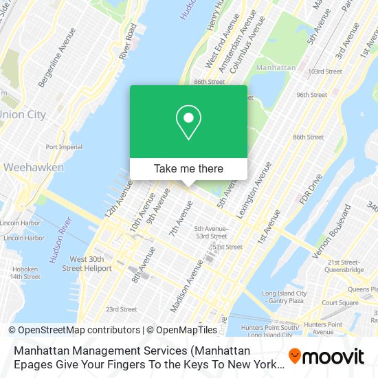 Mapa de Manhattan Management Services