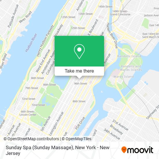 Sunday Spa (Sunday Massage) map