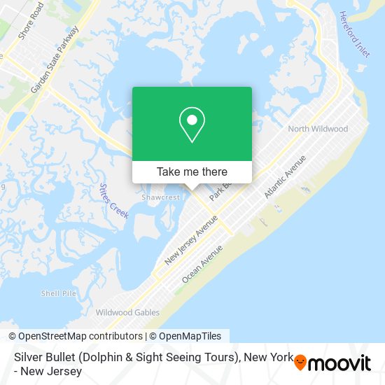 Silver Bullet (Dolphin & Sight Seeing Tours) map