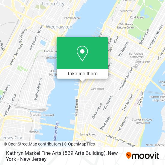 Mapa de Kathryn Markel Fine Arts (529 Arts Building)
